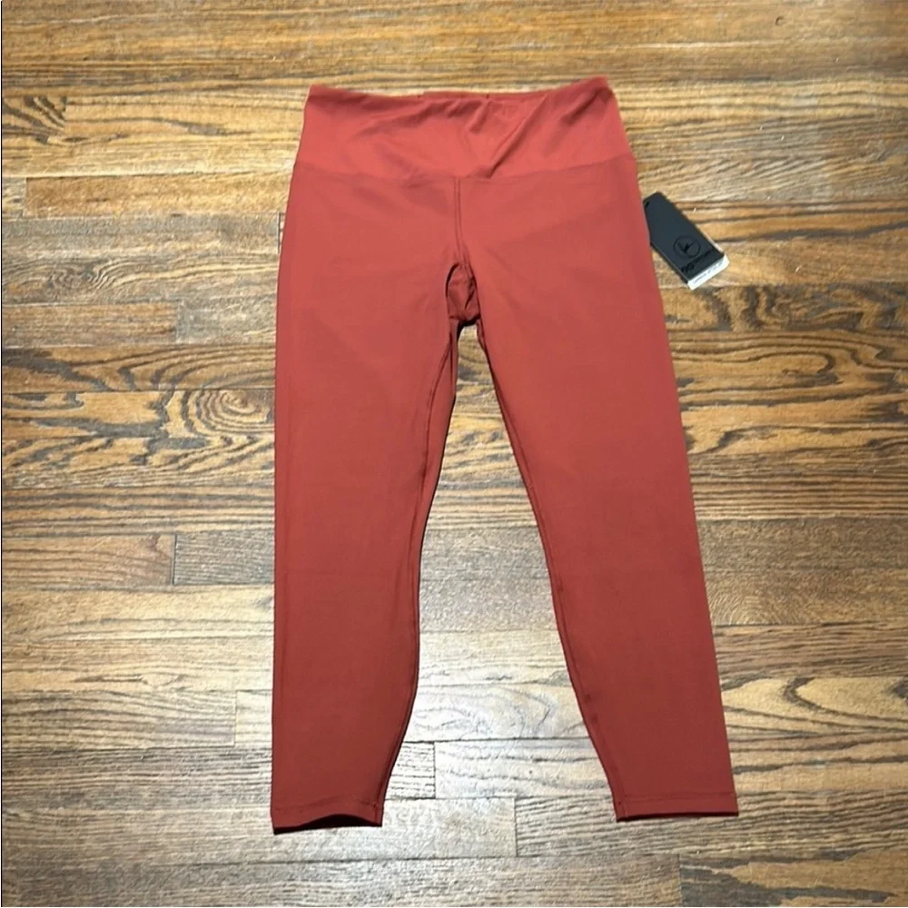 90 Degree By Reflex Women's High-Waist Rust Leggings - Picture 1 of 9